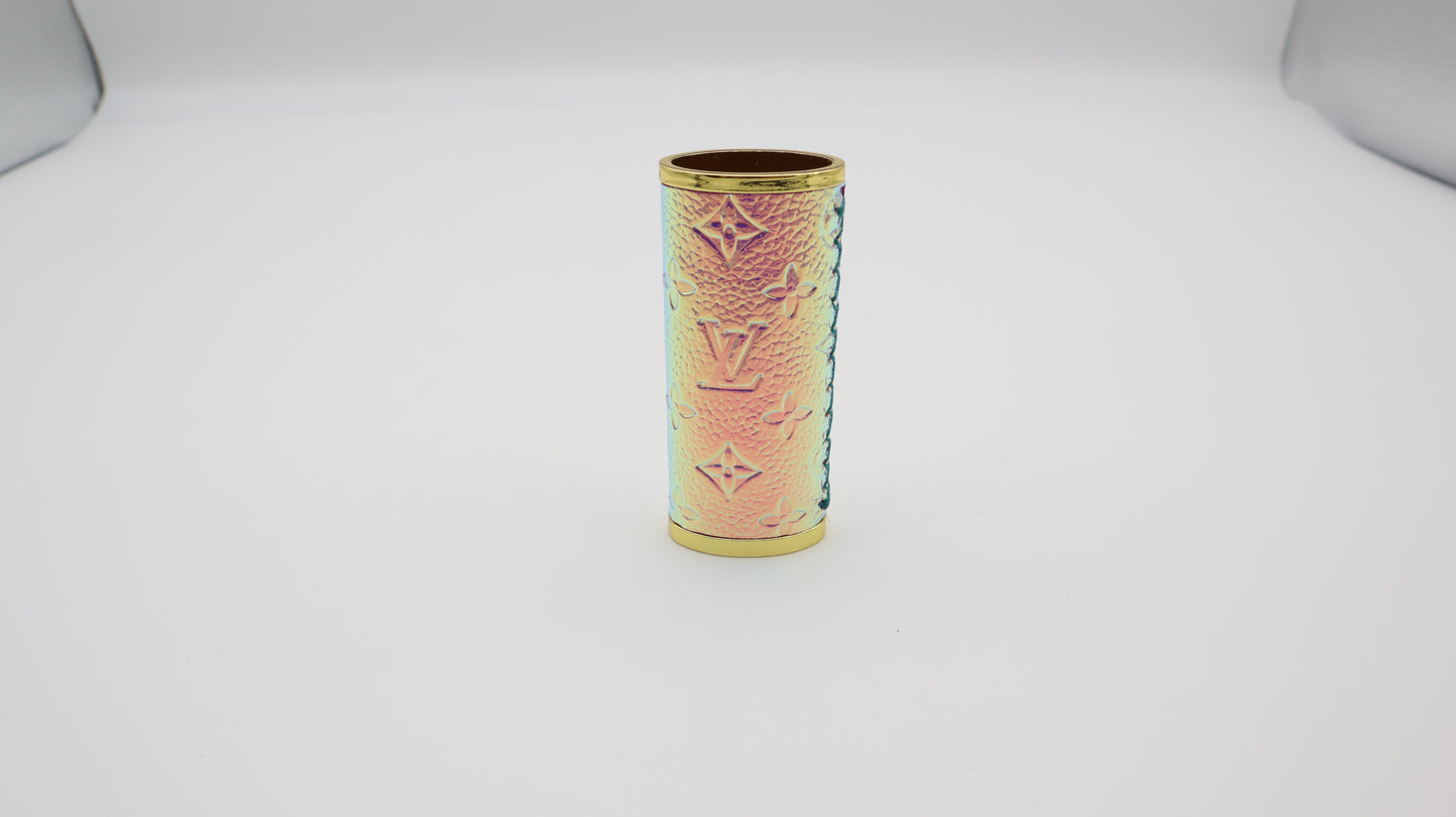 Gold Lighter Sleeve: Multi Color repurposed Louis