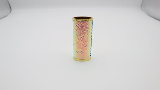 Gold Lighter Sleeve: Multi Color repurposed Louis