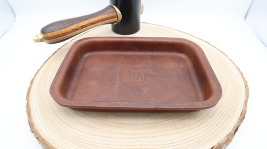 Leather Valet/Desk Tray: